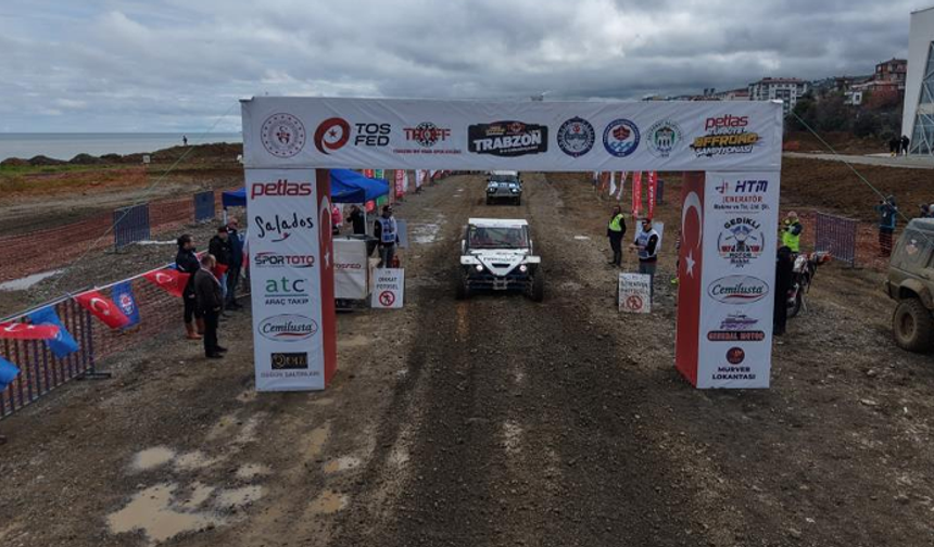 Trabzon’da off-road fırtınası esti