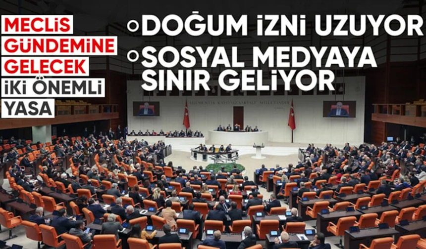 Meclis'in bu hafta gündemi yoğun