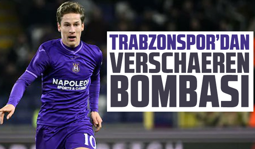 Trabzonspor’dan Verschaeren Bombası