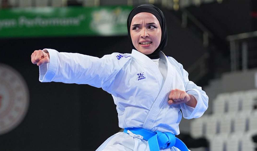 Trabzonlu milli karateci İspanya’da üçüncü oldu