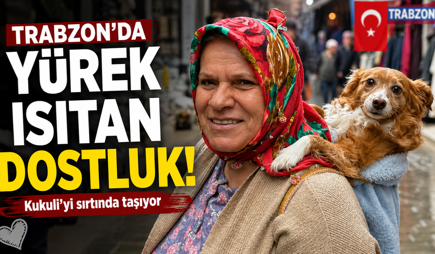 Trabzon sokaklarının en sıra dışı gezintisi
