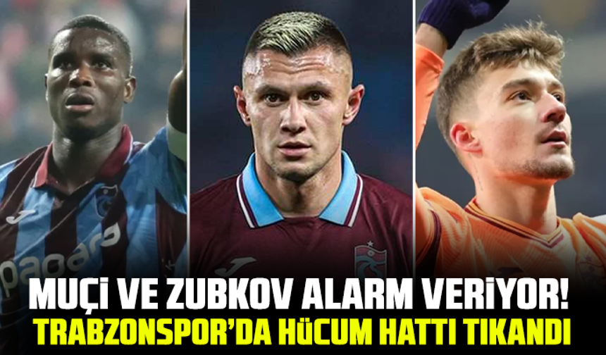 Muçi ve Zubkov Alarm Veriyor! Trabzonspor’da Hücum Hattı Tıkandı