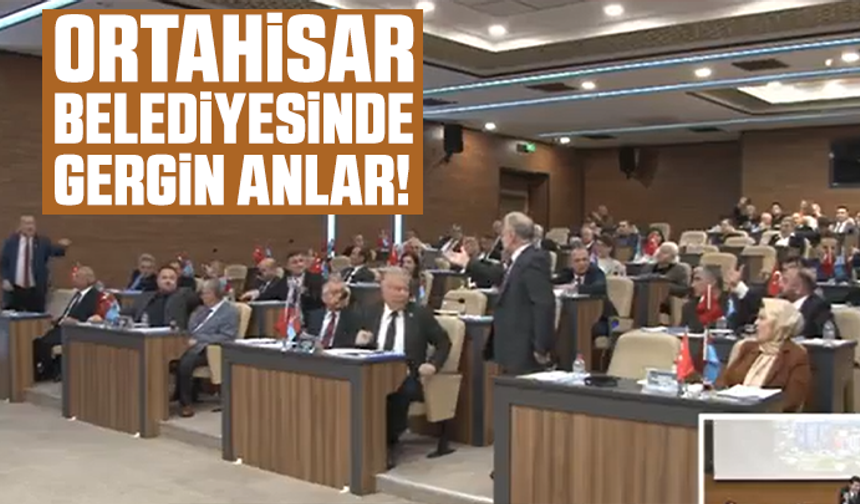 Ortahisar Belediyesinde gergin anlar!