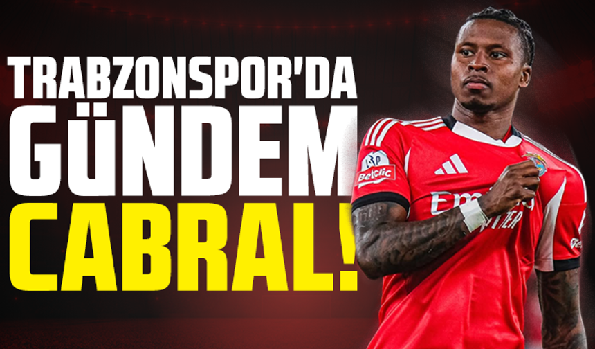 Trabzonspor'da yeniden gündem Sidny Lopes Cabral!