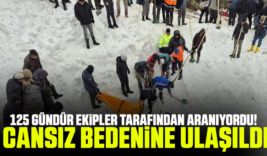 125 gündür ekipler tarafından aranıyordu! Cansız bedenine ulaşıldı