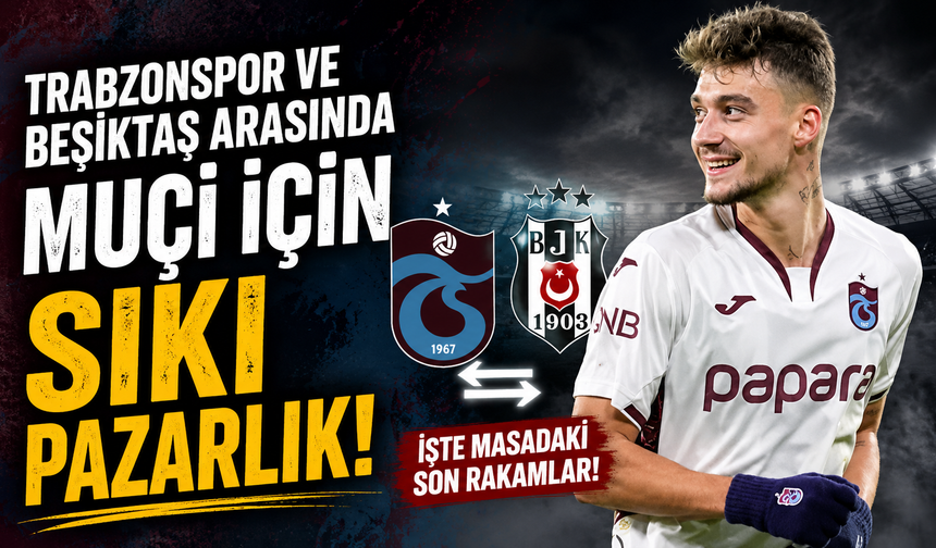 Trabzonspor ve Beşiktaş arasında Muçi için sıkı pazarlık!
