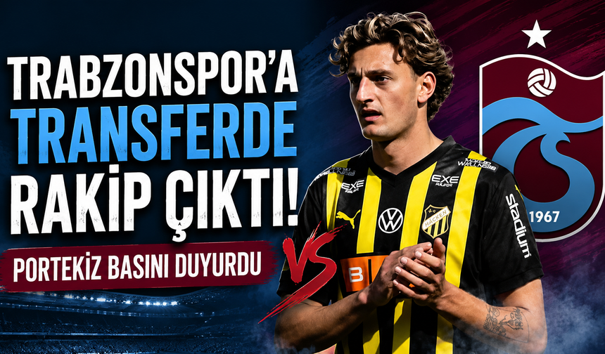 Trabzonspor'a transferde rakip çıktı! Portekiz basını duyurdu