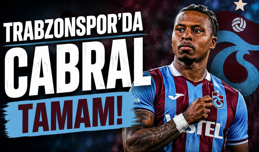 Trabzonspor'da Sidny Lopes Cabral tamam!
