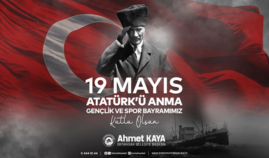 Ortahisar Belediyesi, 19 Mayıs Kutlama İlanı