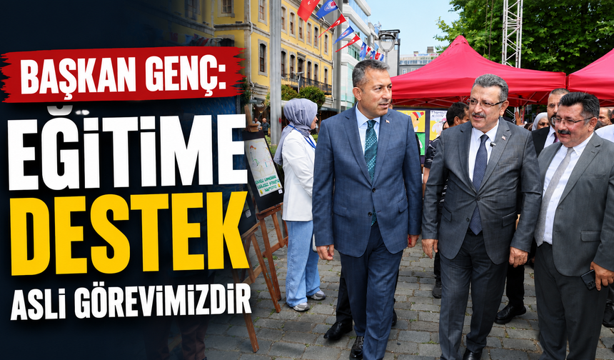 Başkan Genç: Eğitime destek asli görevimizdir