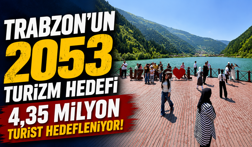 Trabzon'un 2053 turizm hedefi açıklandı! 4,35 milyon turist hedefleniyor
