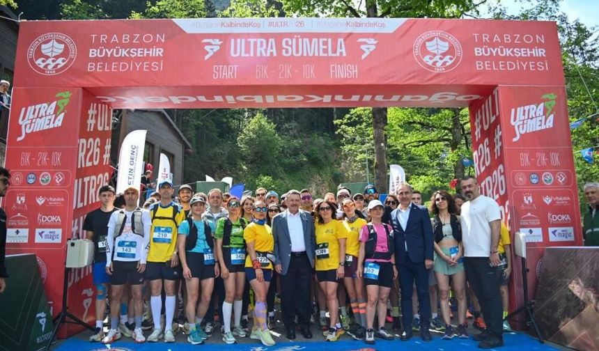 Ultra Sümela Maratonu 4. kez koşuldu