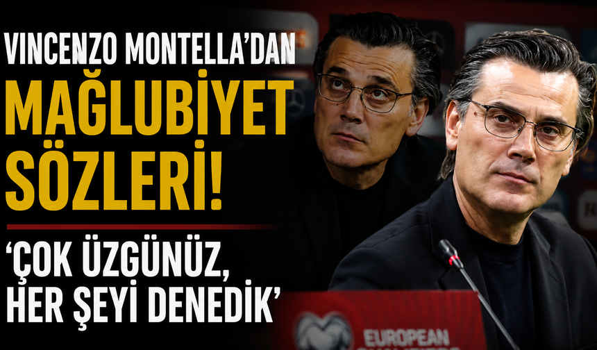 Vincenzo Montella'dan mağlubiyet sözleri! 'Çok üzgünüz, her şeyi denedik'