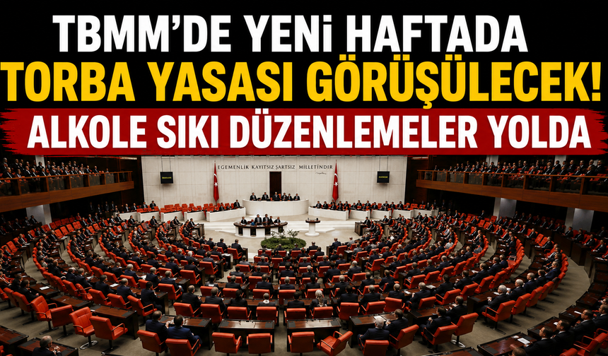 TBMM'de yeni haftada torba yasası görüşülecek: Alkole sıkı düzenlemeler yolda