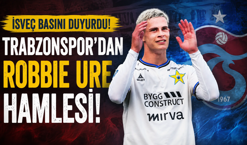 İsveç basını duyurdu! Trabzonspor'dan Robbie Ure hamlesi!