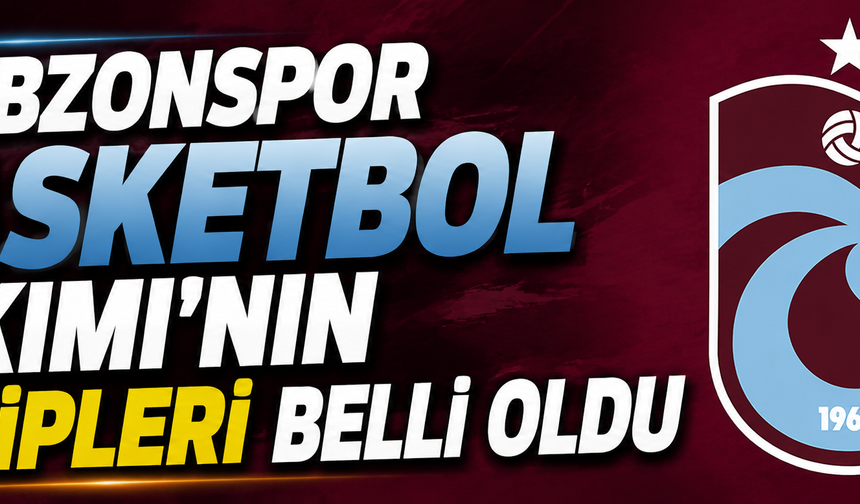 Trabzonspor Basketbol Takımı’nın rakipleri belli oldu
