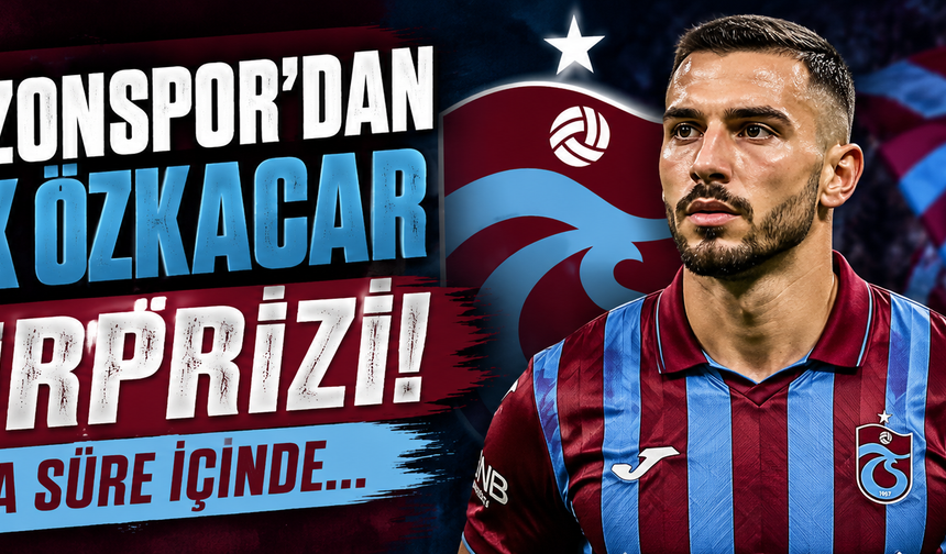 Trabzonspor'dan Cenk Özkacar sürprizi! Kısa süre içinde...