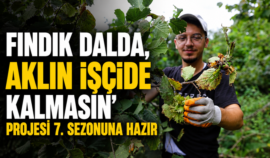 'Fındık Dalda, Aklın İşçide Kalmasın' projesi 7. sezonuna hazır