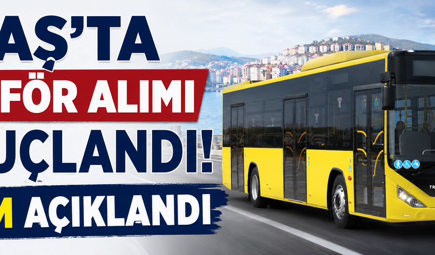 TULAŞ'ta 45 Şoför Alımı Sonuçlandı! 44 İsim Açıklandı