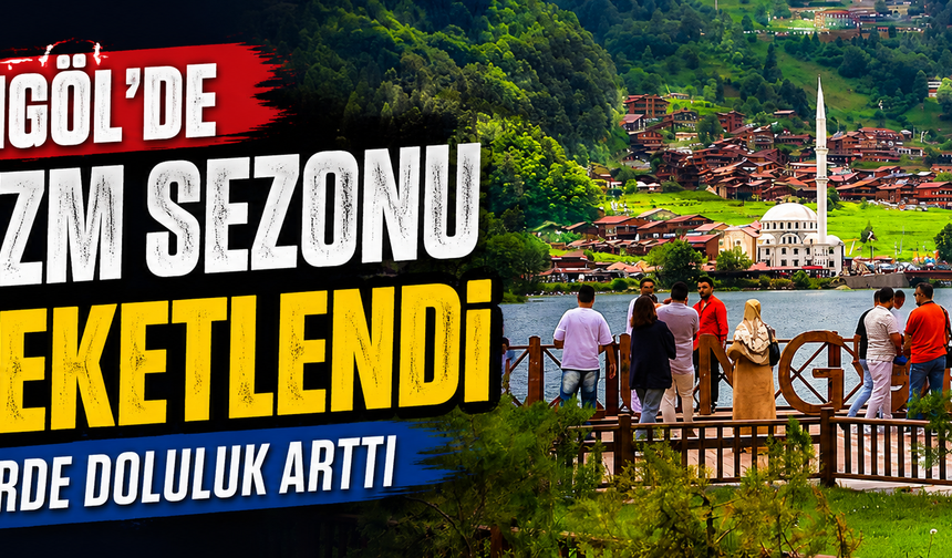 Uzungöl'de turizm sezonu hareketlendi, otellerde doluluk arttı