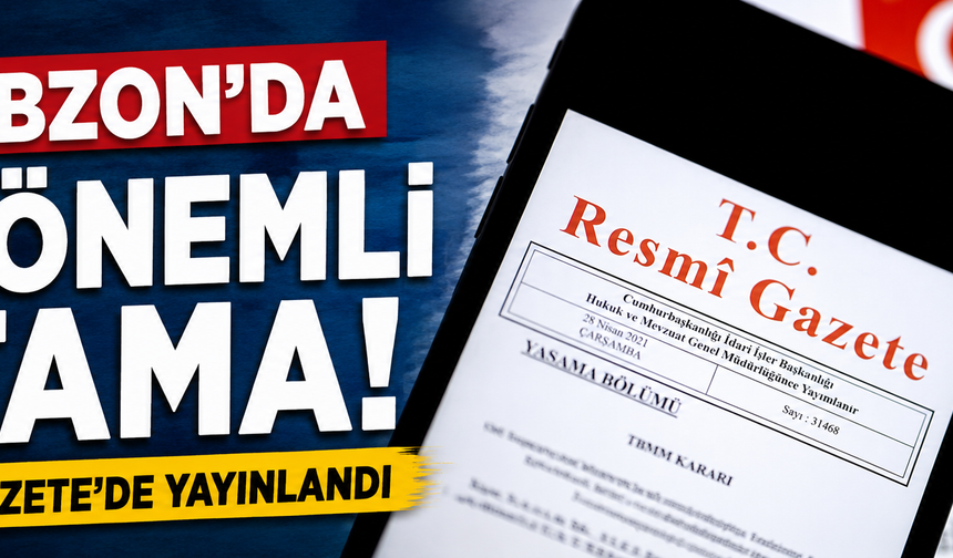 Trabzon’da iki önemli atama! Resmî Gazete’de yayınlandı