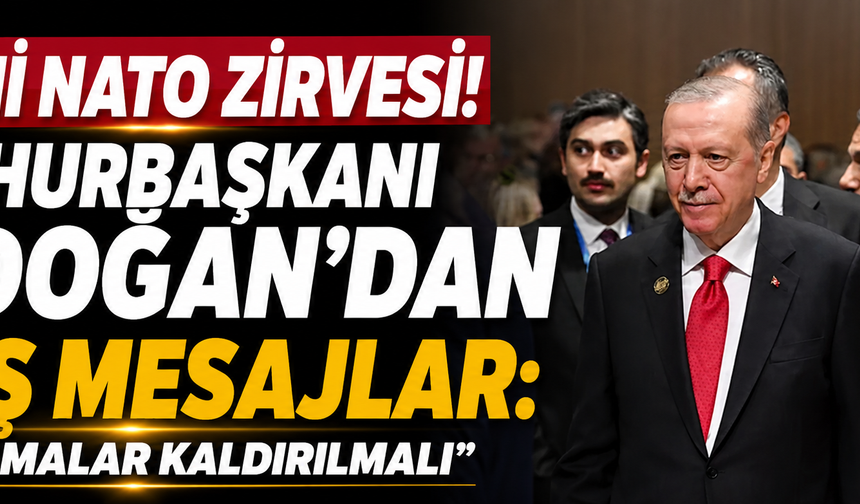 Tarihi NATO Zirvesi! Cumhurbaşkanı Erdoğan'dan flaş mesajlar: "Kısıtlamalar kaldırılmalı"