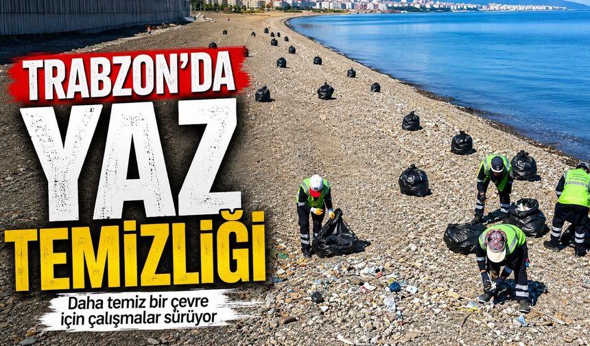 Trabzon'da yaz temizliği