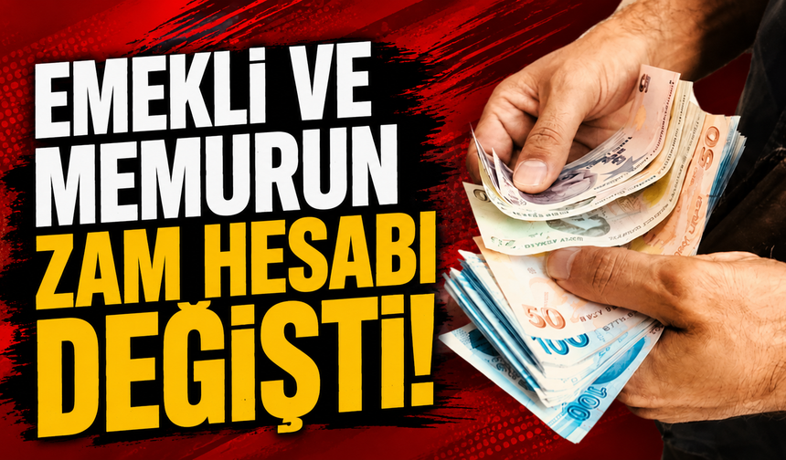 Emekli ve memurun zam hesabı değişti! İşte masadaki iki senaryo