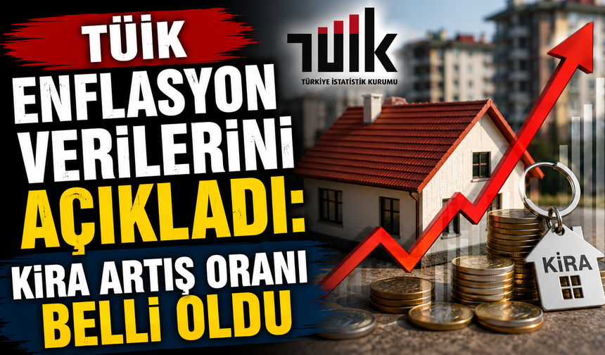 TÜİK enflasyon verilerini açıkladı: Kira artış oranı belli oldu