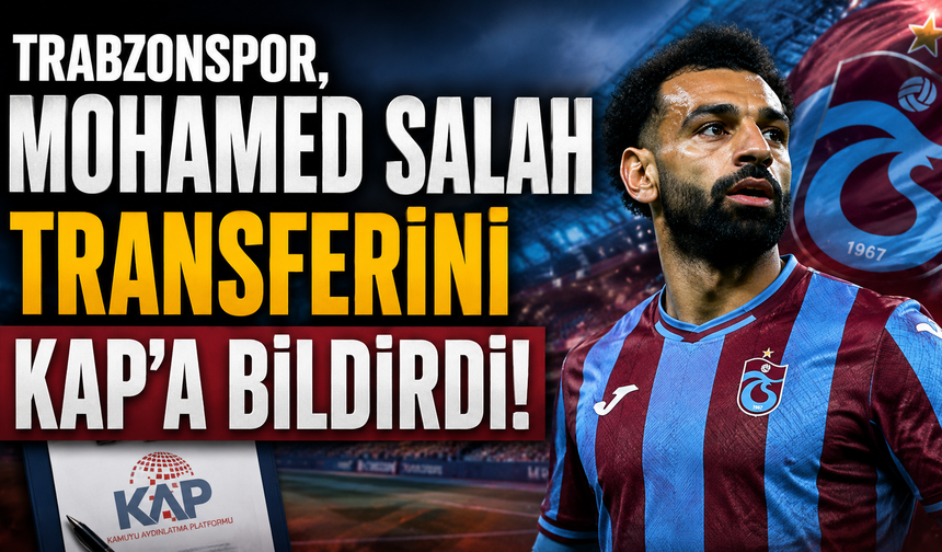 Trabzonspor'dan KAP açıklaması! Mohamed Salah