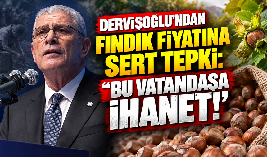 Dervişoğlu’ndan fındık fiyatlarına sert eleştiri: “Bu vatandaşa ihanet!”