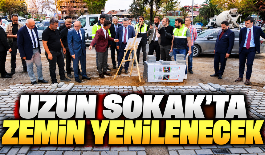 Uzun Sokak’ta Zemin Yenilenecek