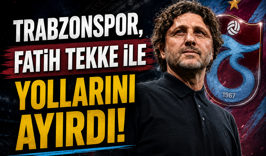 Fatih Tekke ile yollar ayrıldı