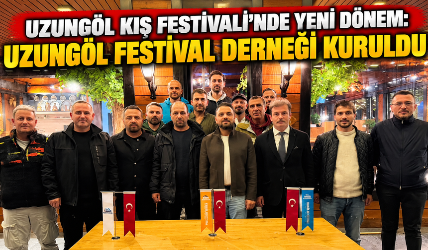 Uzungöl Kış Festivali’nde Yeni Dönem: Uzungöl Festival Derneği Kuruldu