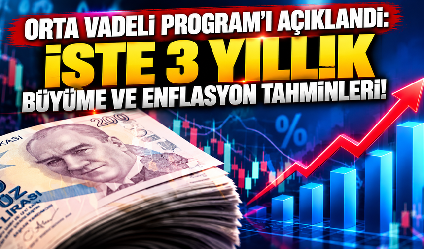Orta Vadeli Program'ı açıklandı: İşte 3 yıllık büyüme ve enflasyon tahminleri!