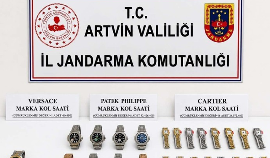 Artvin’de kaçakçılık operasyonları: 25 şüpheli yakalandı