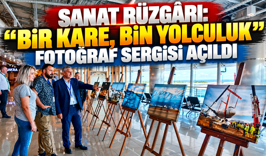 Sanat Rüzgârı: "Bir Kare, Bin Yolculuk" Fotoğraf Sergisi Açıldı