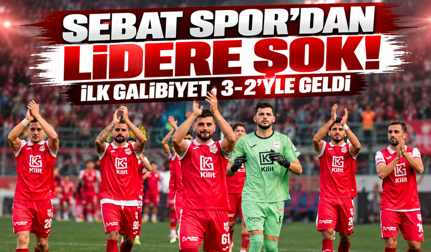 Sebat Spor’dan Lider Muş Spor’a Şok! İlk Galibiyet 3-2’yle Geldi