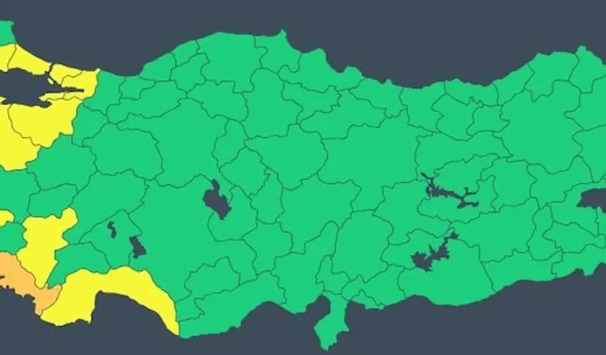 İstanbul’da kuvvetli yağış alarmı: 11 ile sarı ve turuncu kod verildi