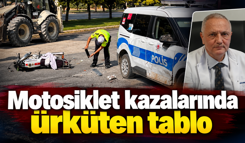 Motosiklet kazalarında ürküten tablo