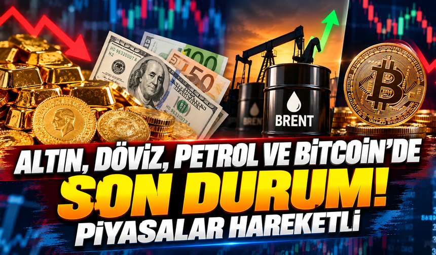 Altın, Döviz, Petrol ve Bitcoin’de Son Durum! Piyasalar Hareketli