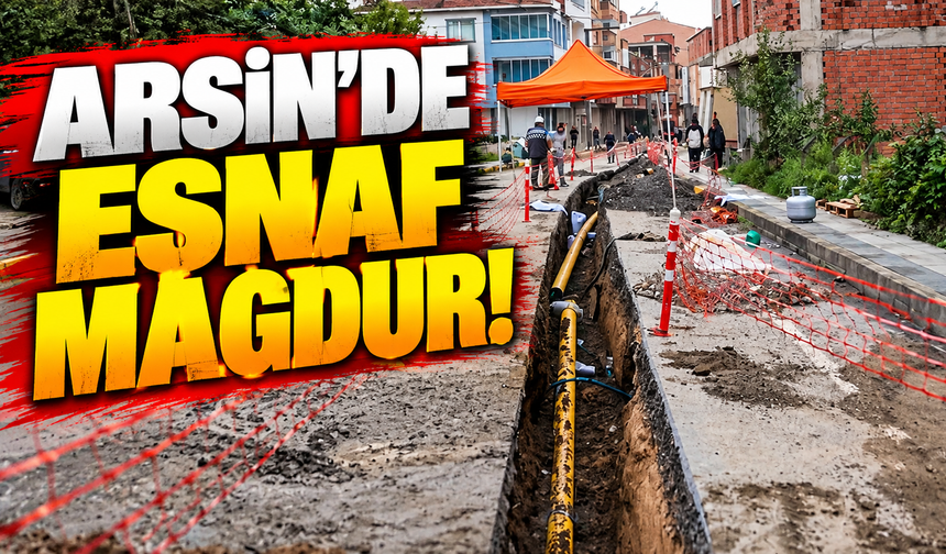 Arsin'de Esnaf Mağdur
