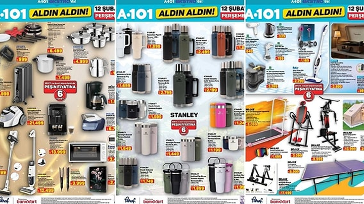 A101 – 12 Şubat 2026 İnternete Özel “Aldın Aldın” Kataloğu Yayınlandı!