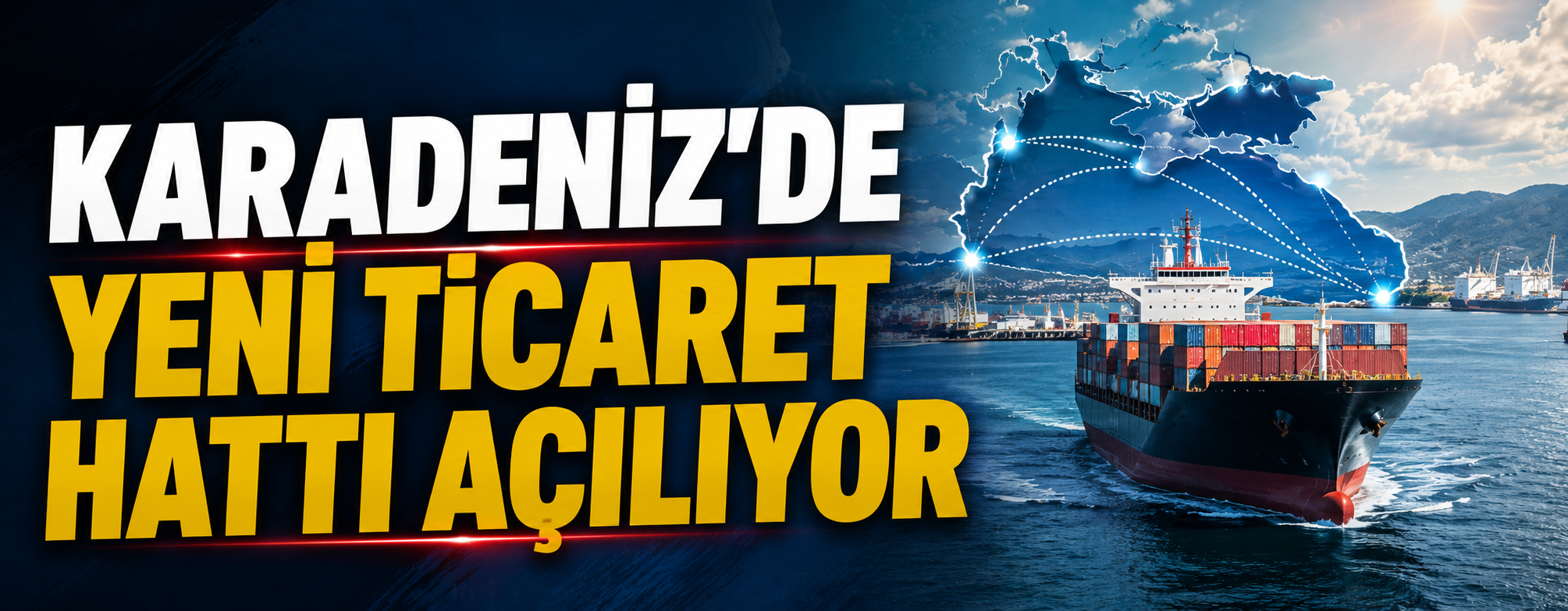 Karadeniz’de yeni ticaret hattı açılıyor