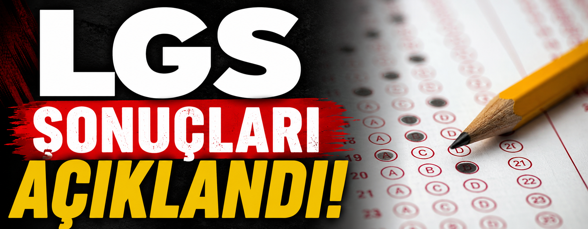 LGS sonuçları açıklandı