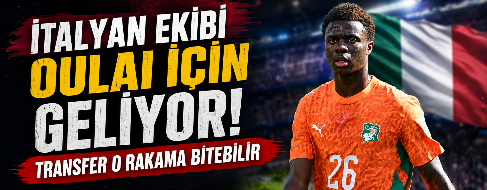 İtalyan ekibi Oulai için geliyor! Transfer o rakama bitebilir