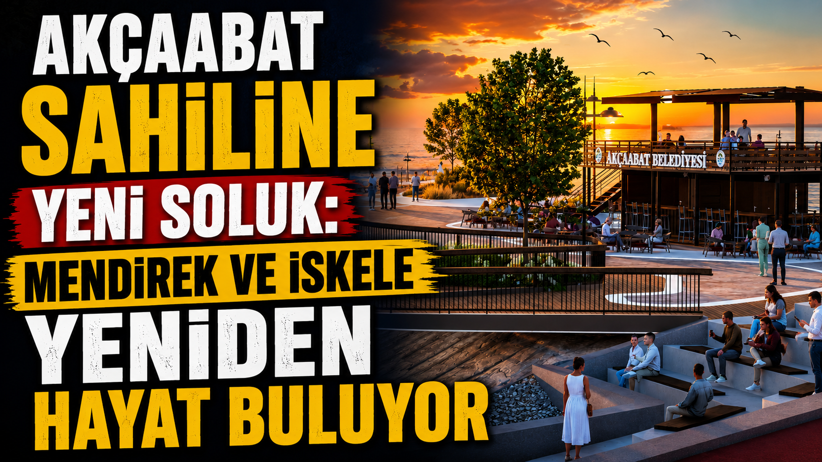 Akçaabat sahiline yeni soluk: mendirek ve iskele yeniden hayat buluyor