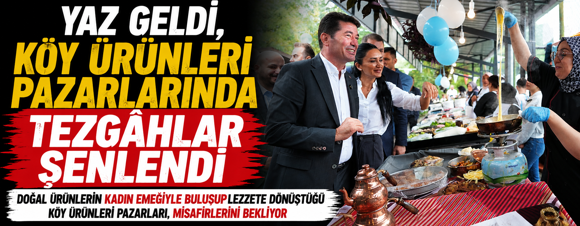 Başkan Kaya'dan Çağrı: Doğal Lezzetler Köy Pazarlarında Sizleri Bekliyor