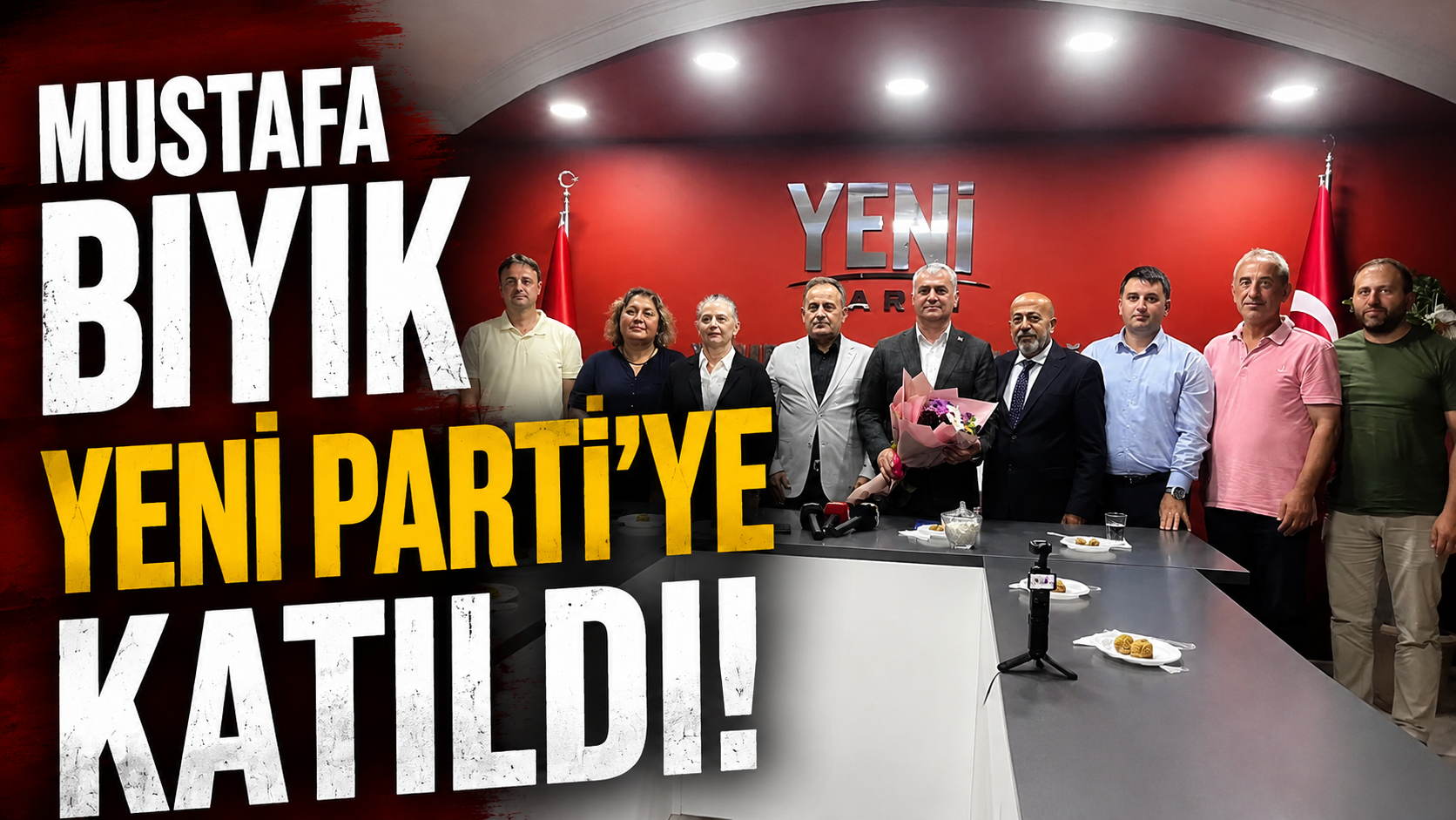 Mustafa Bıyık Yeni Parti'ye katıldı