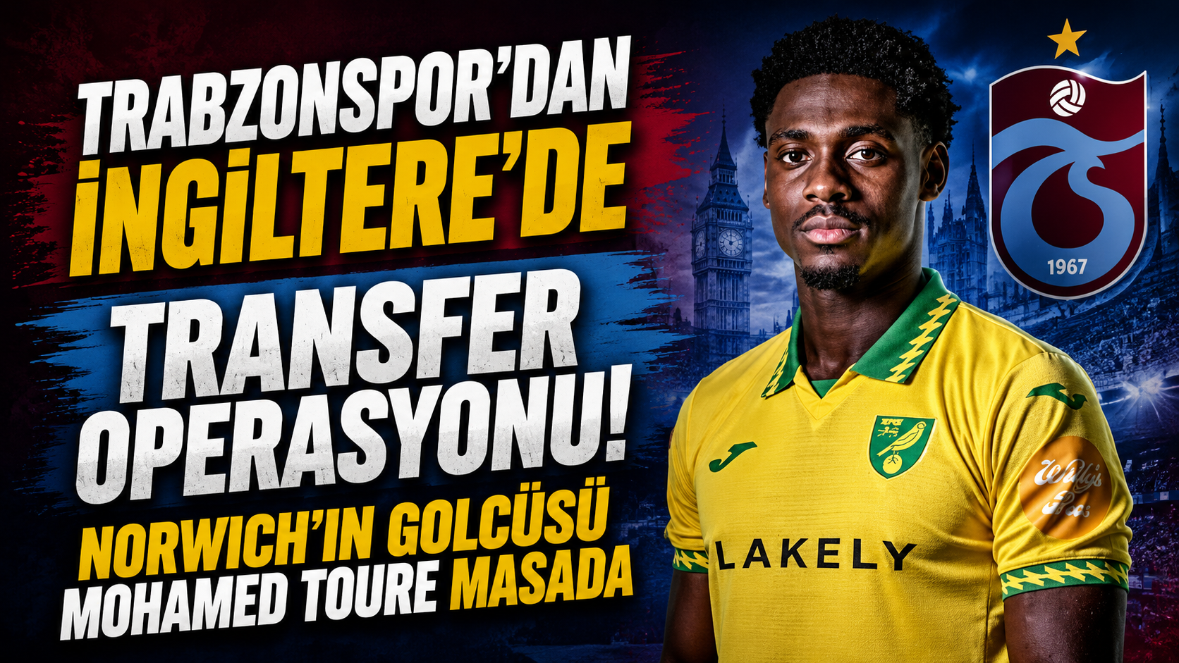 Trabzonspor'dan İngiltere'de transfer operasyonu!